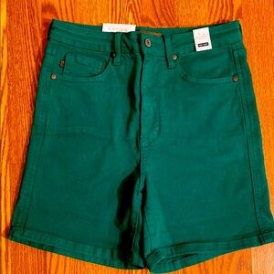 Judy Blue Green Denim Shorts